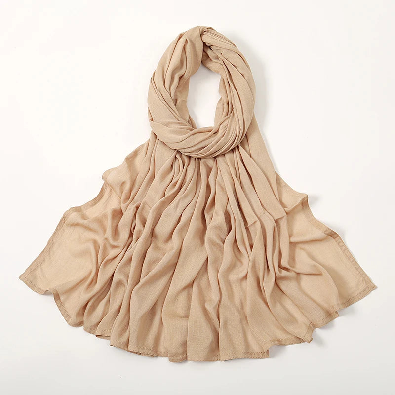 Muslim Modal Hijab Rayon Cotton Shawls