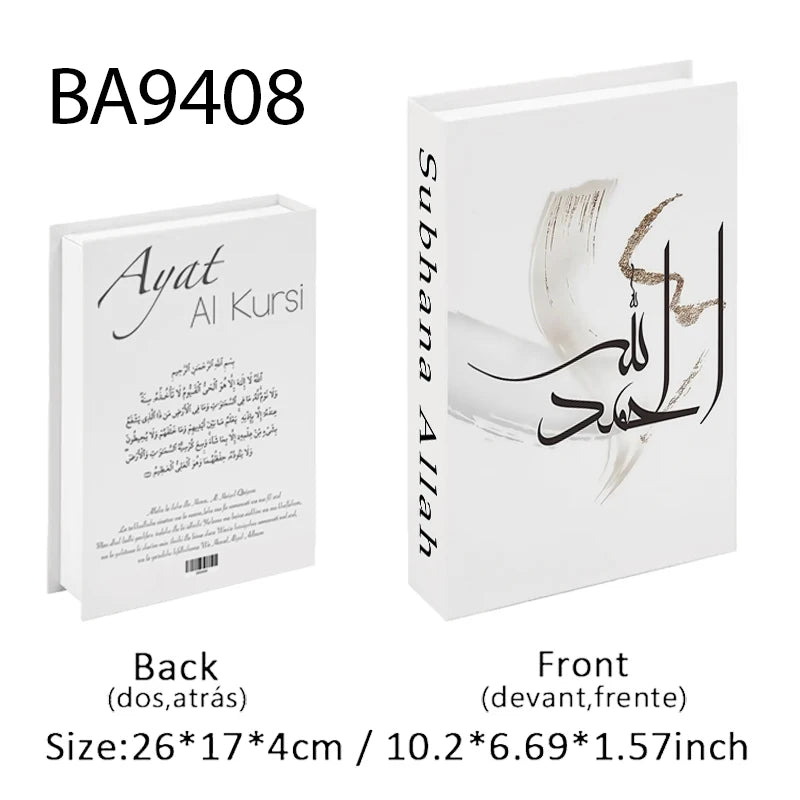 Islamic Luxury Fake Book Decorative