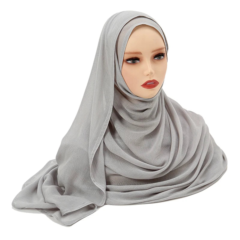 Muslim Modal Hijab Rayon Cotton Shawls