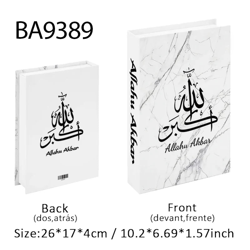 Islamic Luxury Fake Book Decorative