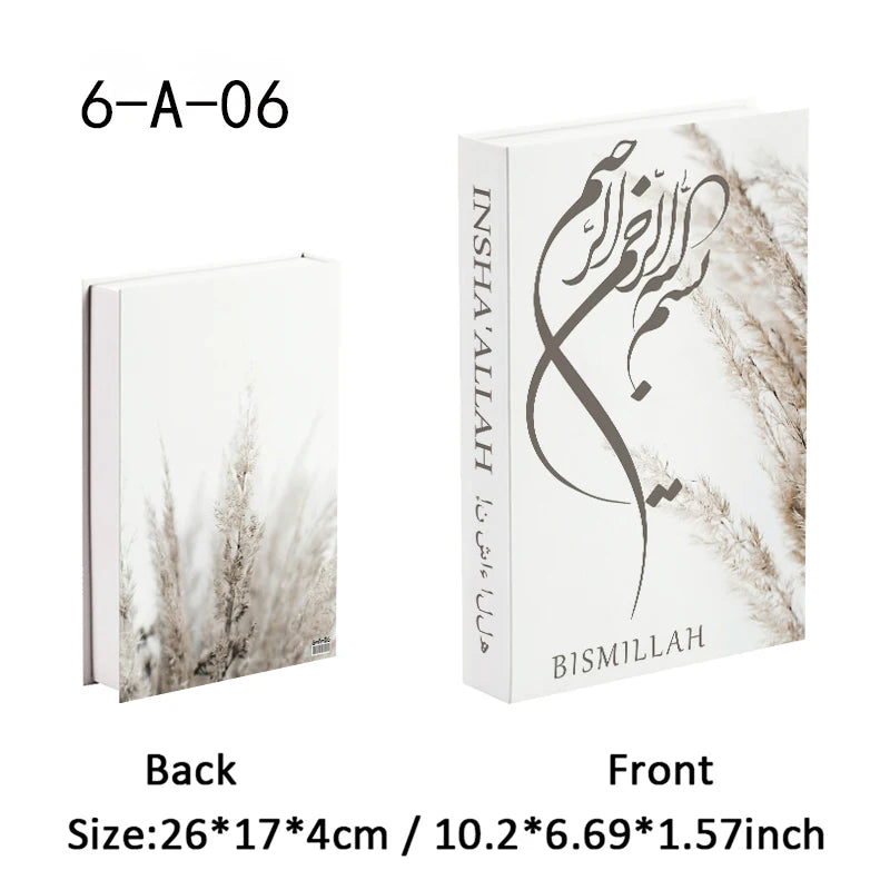 Islamic Luxury Fake Book Decorative