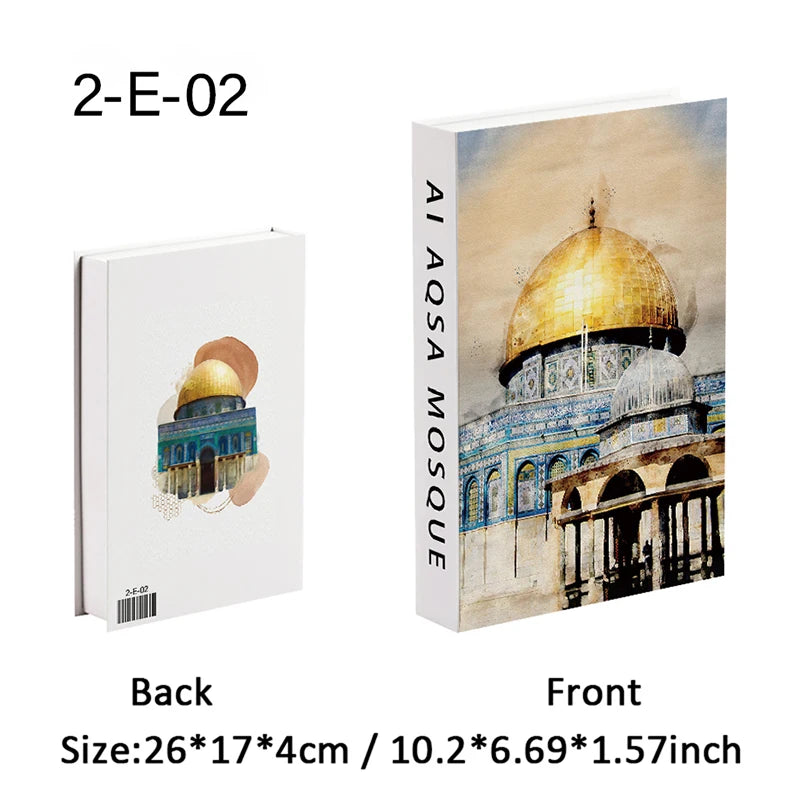 Islamic Luxury Fake Book Decorative