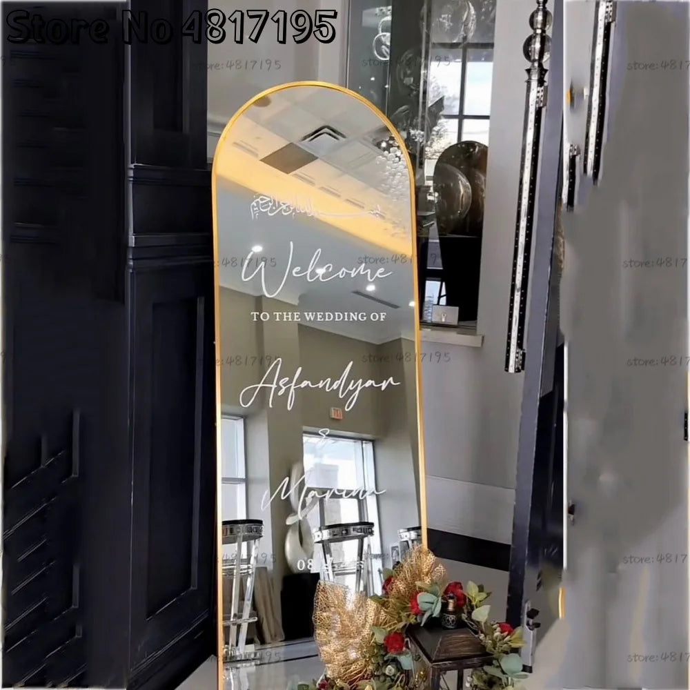 Arabic Welcome Entry Sign Custom