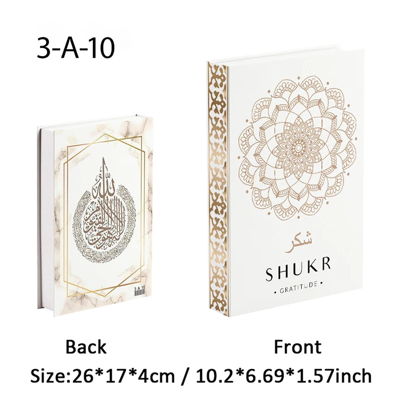 Islamic Luxury Fake Book Decorative