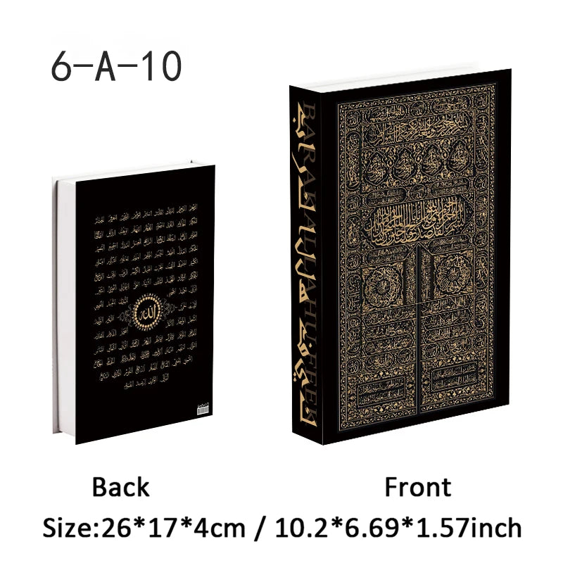Islamic Luxury Fake Book Decorative
