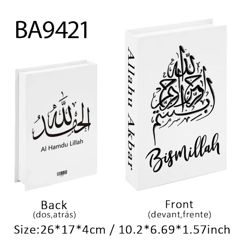 Islamic Luxury Fake Book Decorative