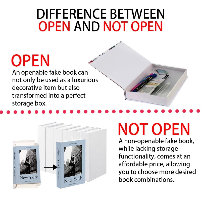 Islamic Luxury Fake Book Decorative