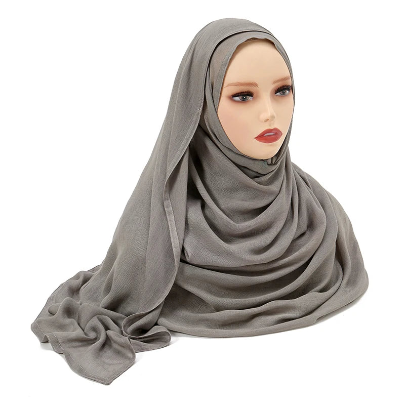 Muslim Modal Hijab Rayon Cotton Shawls