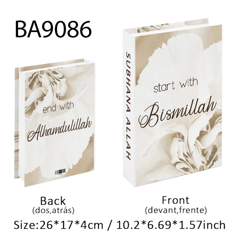 Islamic Luxury Fake Book Decorative