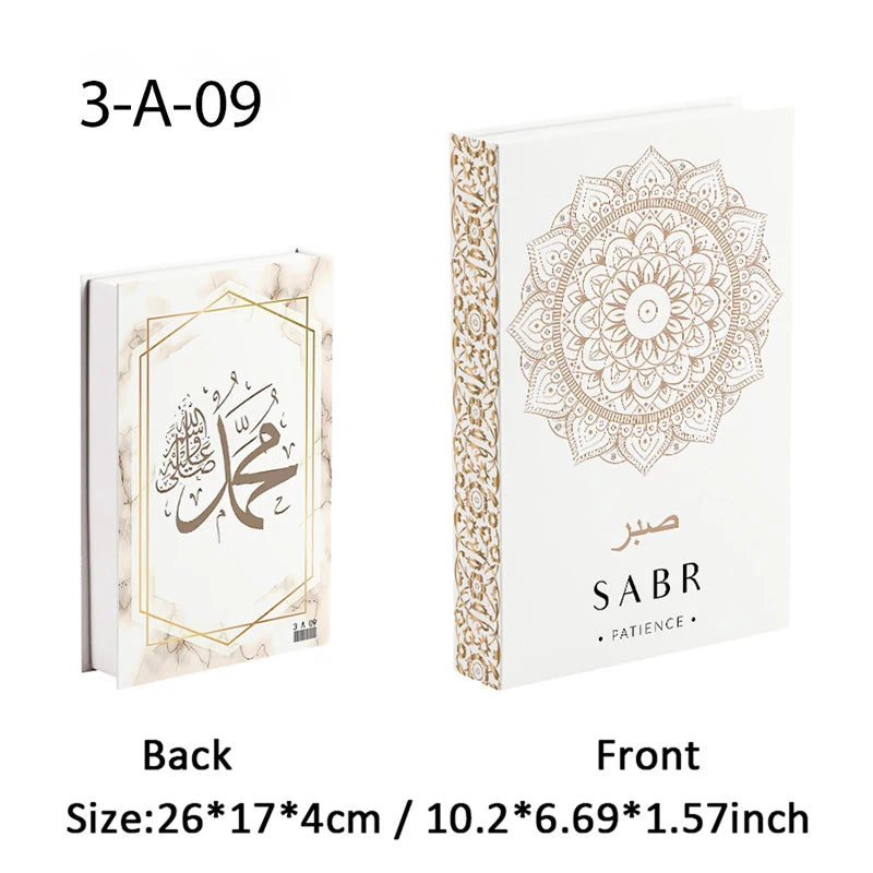 Islamic Luxury Fake Book Decorative