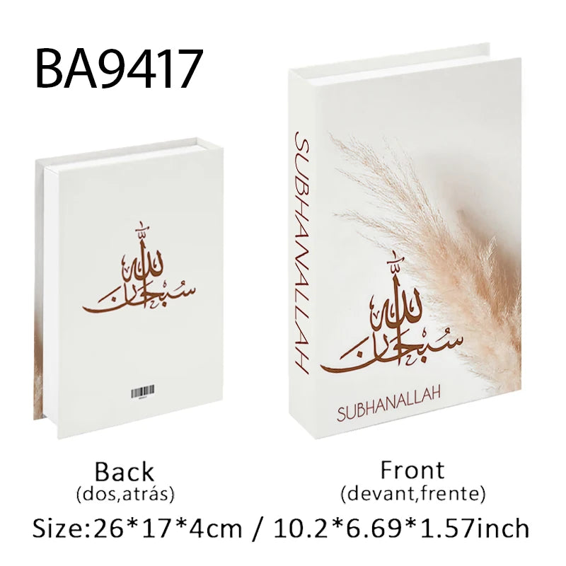 Islamic Luxury Fake Book Decorative