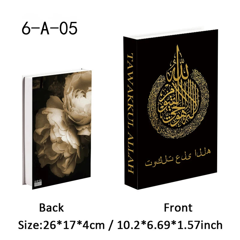Islamic Luxury Fake Book Decorative