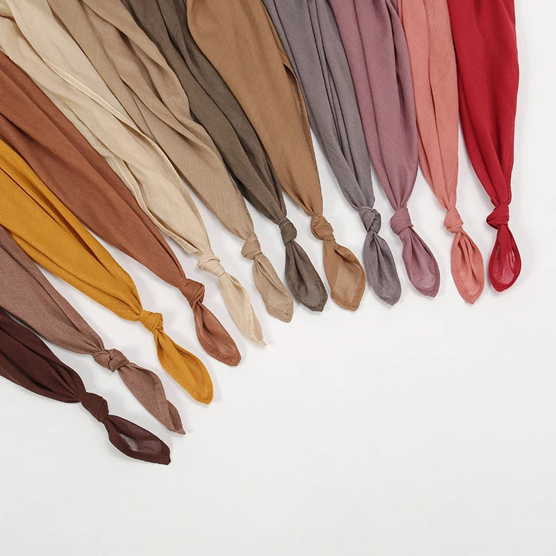 Muslim Modal Hijab Rayon Cotton Shawls