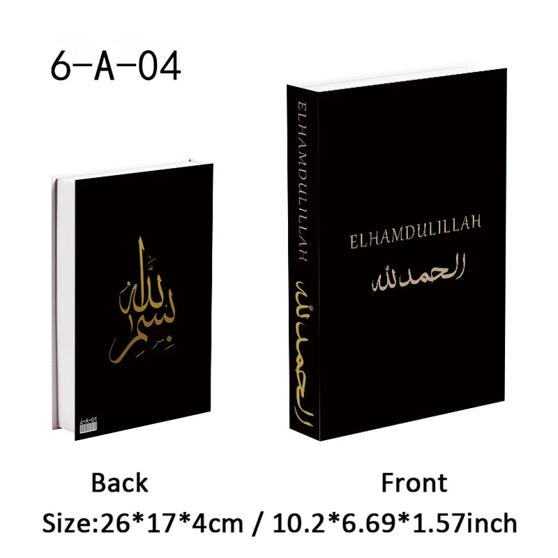 Islamic Luxury Fake Book Decorative