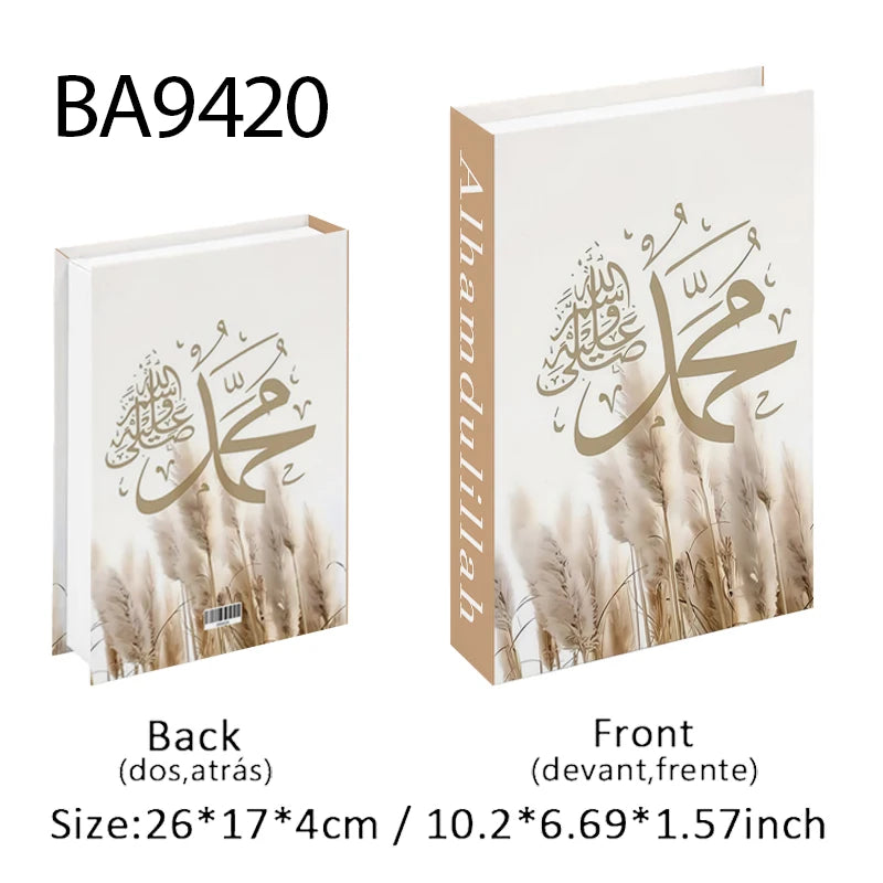 Islamic Luxury Fake Book Decorative