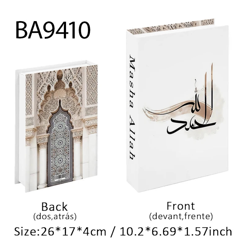 Islamic Luxury Fake Book Decorative