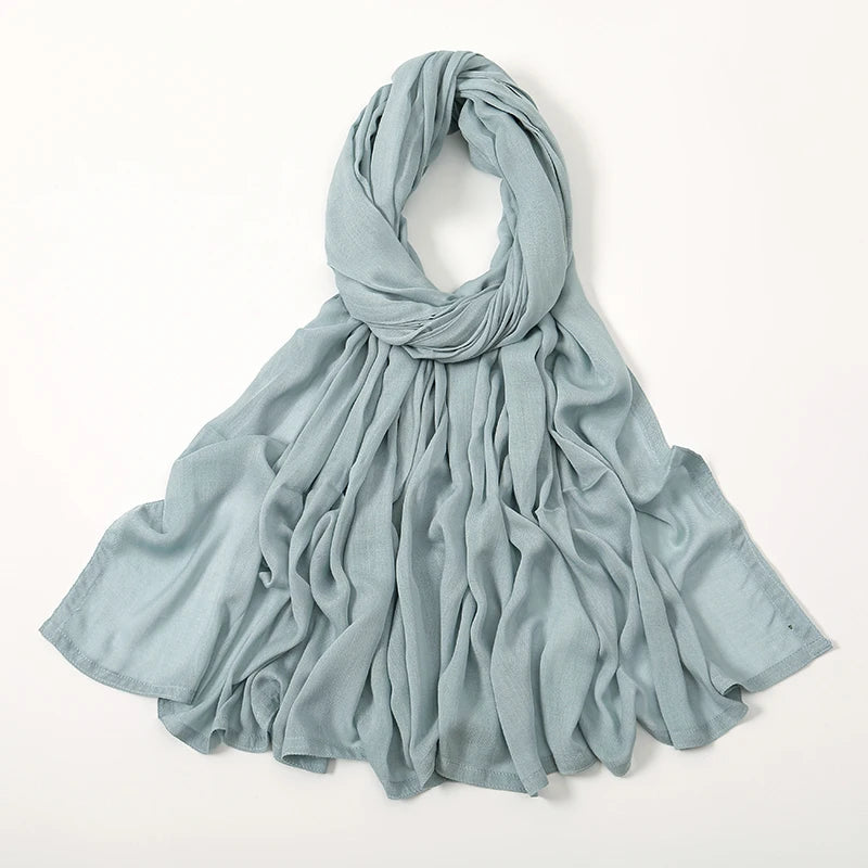 Muslim Modal Hijab Rayon Cotton Shawls