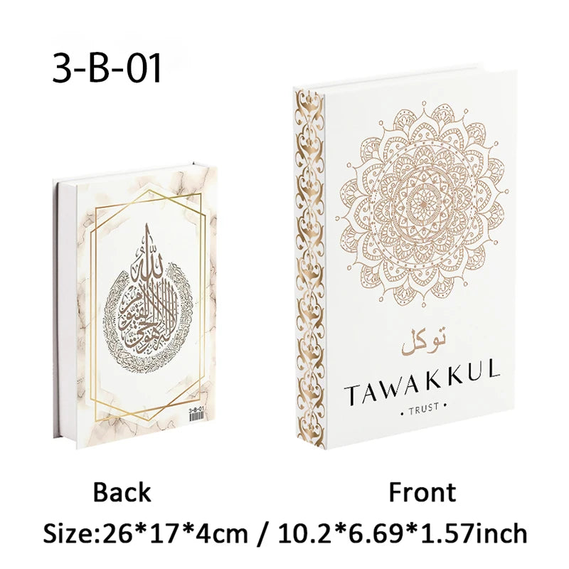 Islamic Luxury Fake Book Decorative