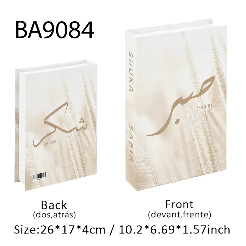 Islamic Luxury Fake Book Decorative