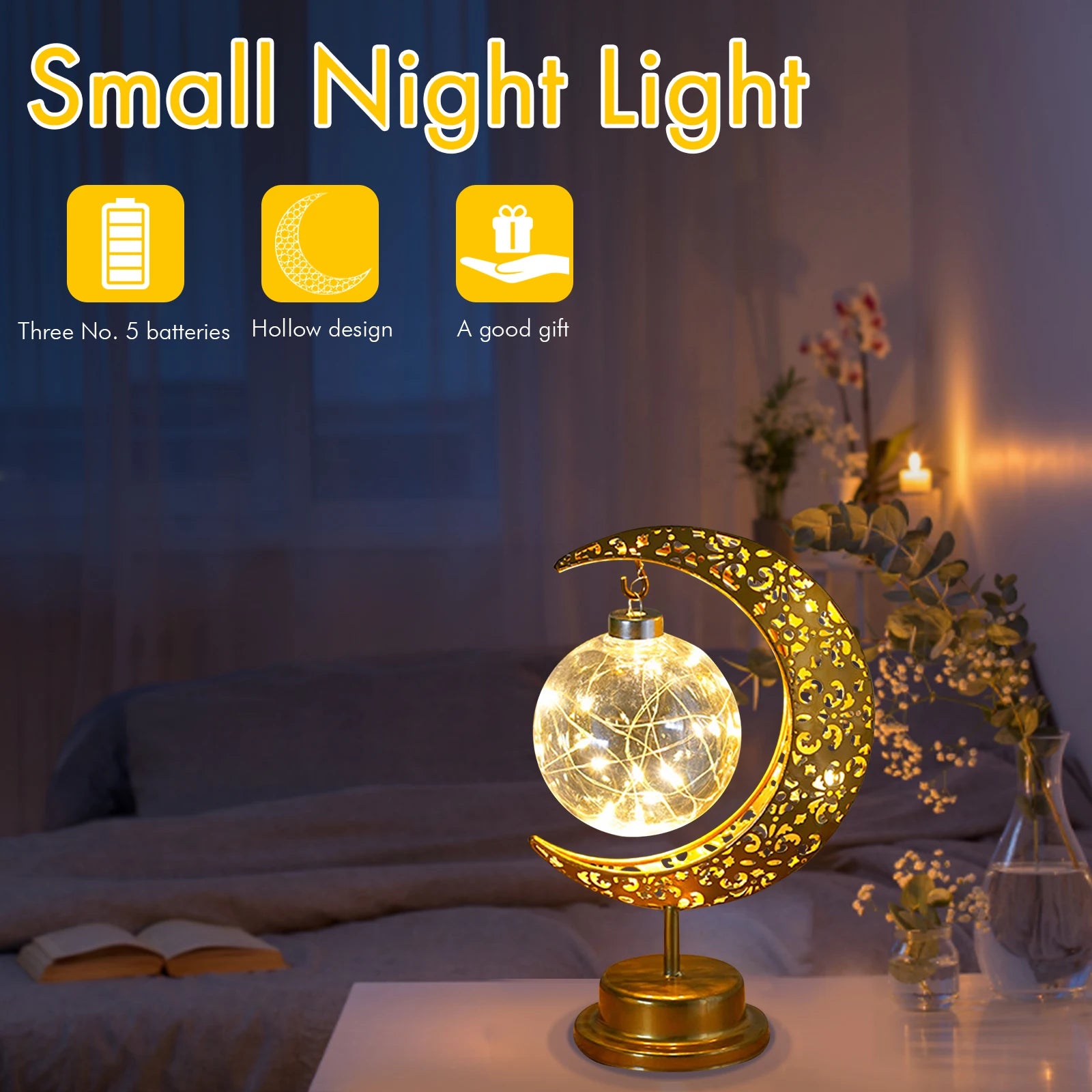 Ramadan Desk Lamp Led Moon Lamp Decoration