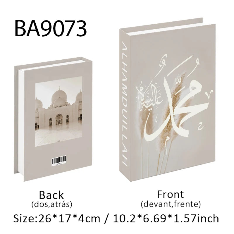 Islamic Luxury Fake Book Decorative