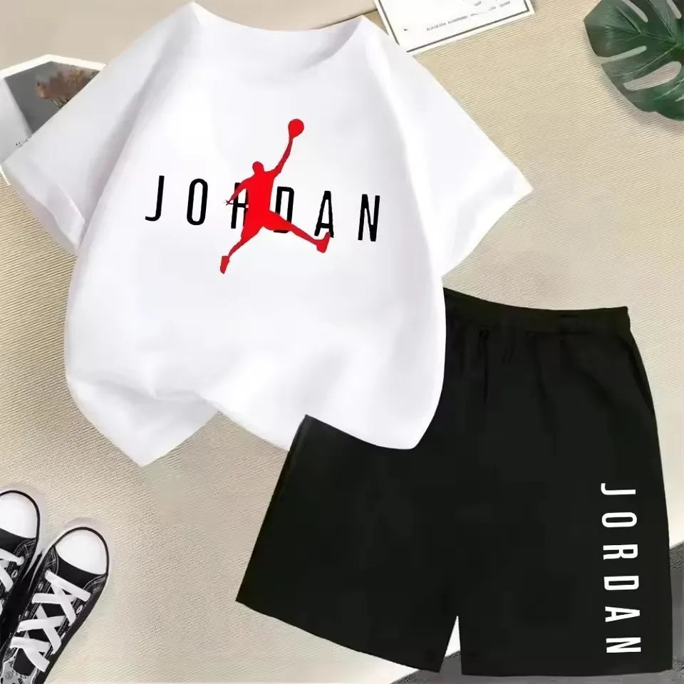 Summer Short Sleeve Children Set Slam