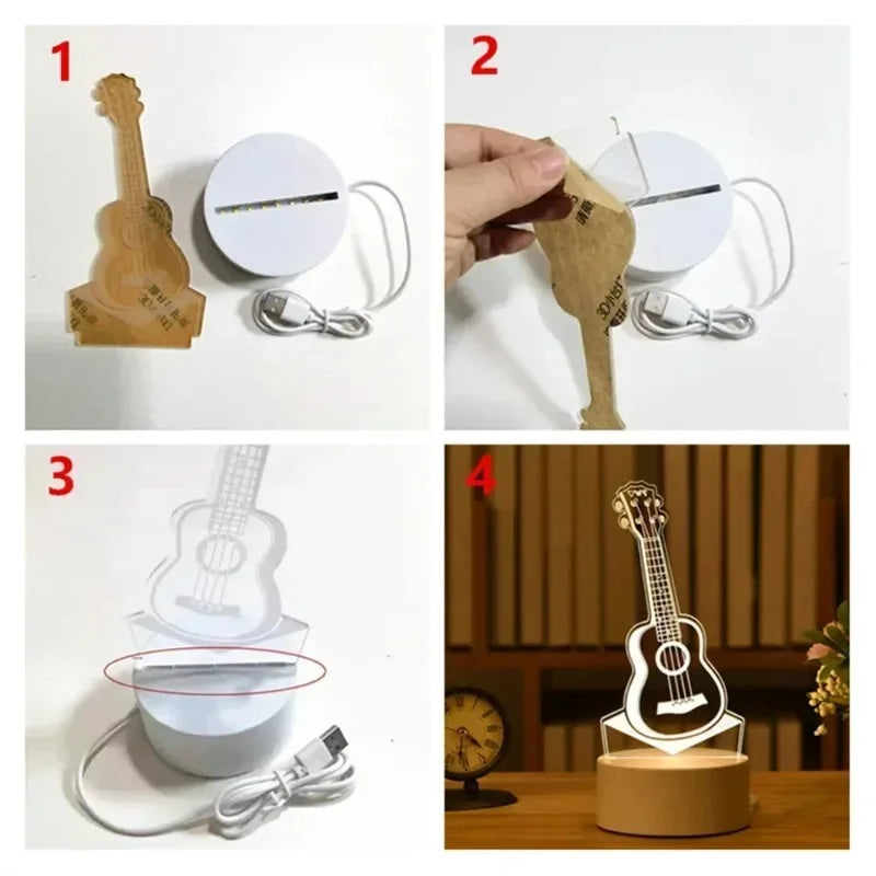 3D LED Night Light USB Operated
