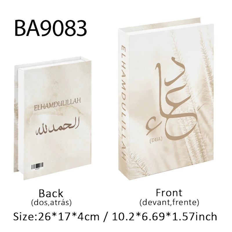 Islamic Luxury Fake Book Decorative