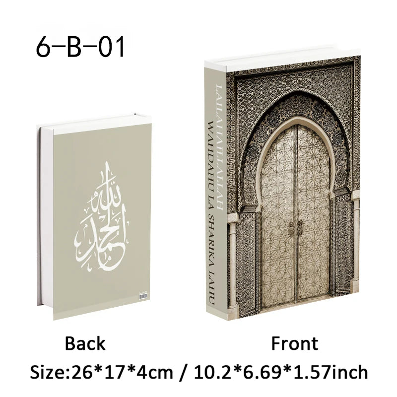 Islamic Luxury Fake Book Decorative