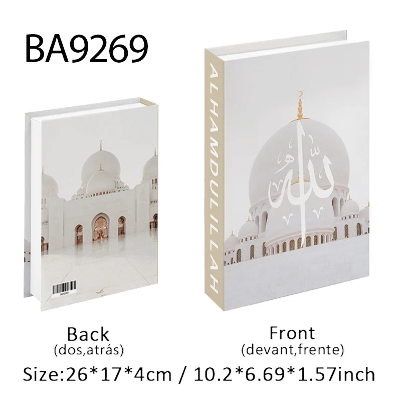Islamic Luxury Fake Book Decorative