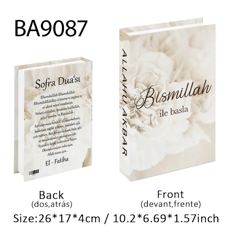 Islamic Luxury Fake Book Decorative