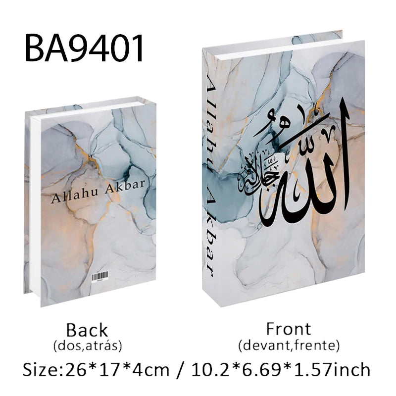 Islamic Luxury Fake Book Decorative