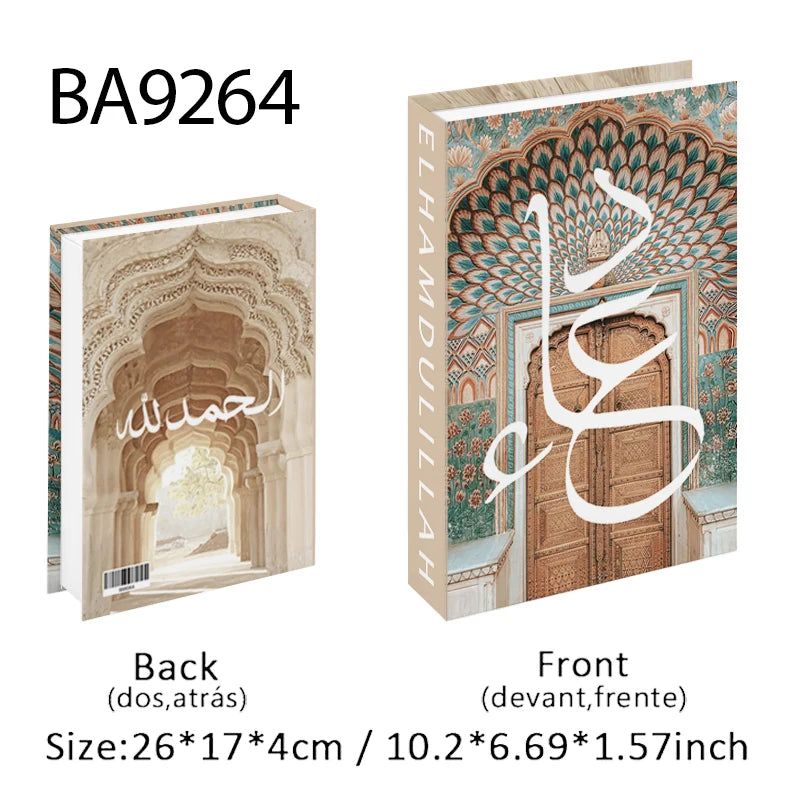 Islamic Luxury Fake Book Decorative