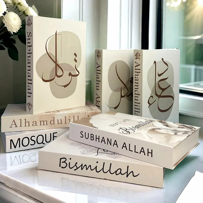 Islamic Luxury Fake Book Decorative