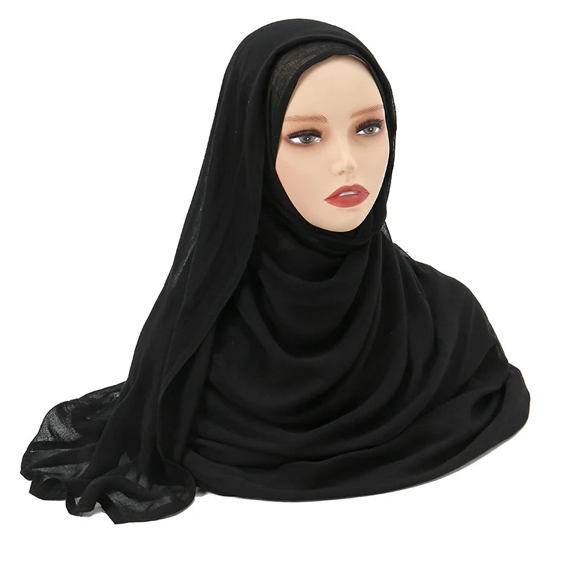Muslim Modal Hijab Rayon Cotton Shawls