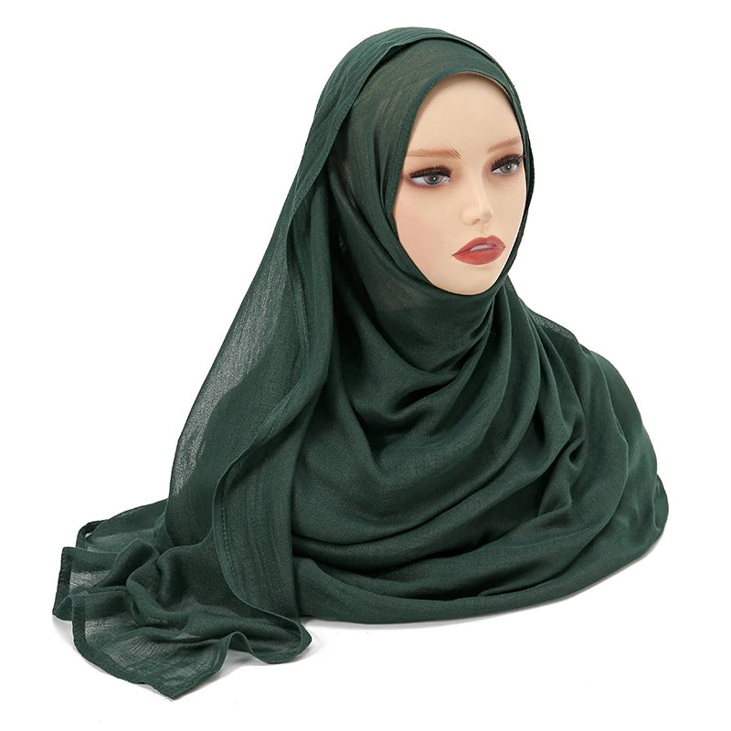 Muslim Modal Hijab Rayon Cotton Shawls
