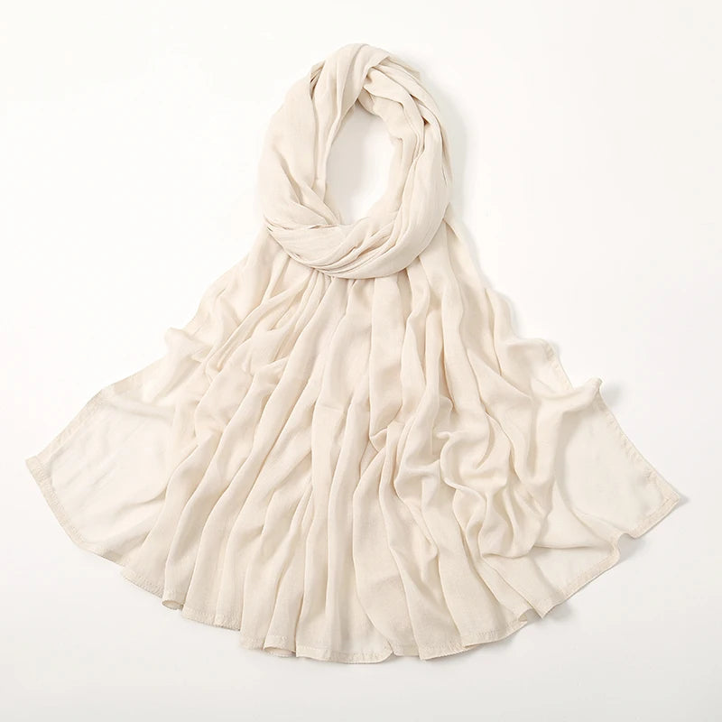 Muslim Modal Hijab Rayon Cotton Shawls