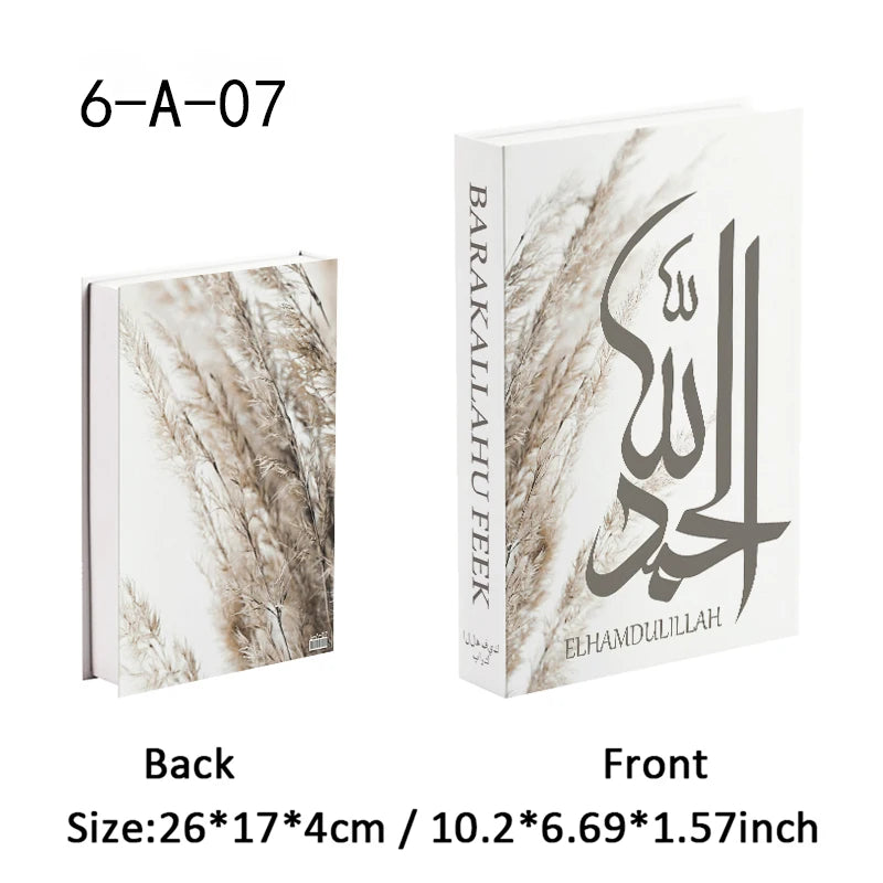 Islamic Luxury Fake Book Decorative
