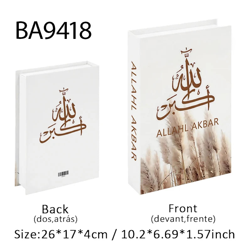 Islamic Luxury Fake Book Decorative