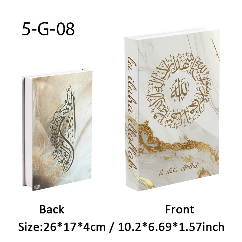 Islamic Luxury Fake Book Decorative