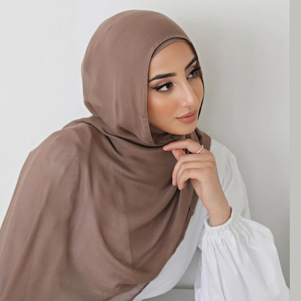 Muslim Modal Hijab Rayon Cotton Shawls