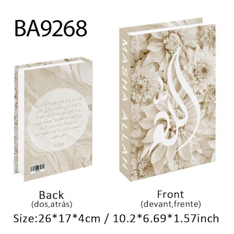 Islamic Luxury Fake Book Decorative