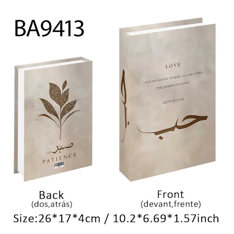 Islamic Luxury Fake Book Decorative