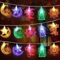 Ramadan Decorations 2026 Moon Star Castle LED String Lights