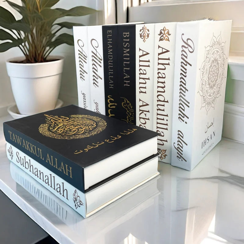 Islamic Luxury Fake Book Decorative